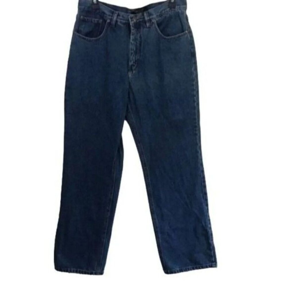 Vintage Denim‎ Jeans Relaxed Fit Dark Wash Classic Style
